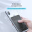 BASEUS Phone Back Stick Silicone Card Bag Portable Card Holder for Mobile Phones - Dark Grey - 5