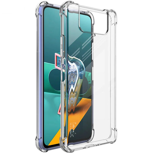 IMAK Airbag Shockproof TPU Cover + Screen Film for Asus Zenfone 7 ZS670KS/Zenfone 7 Pro ZS671KS - Transparent - 1