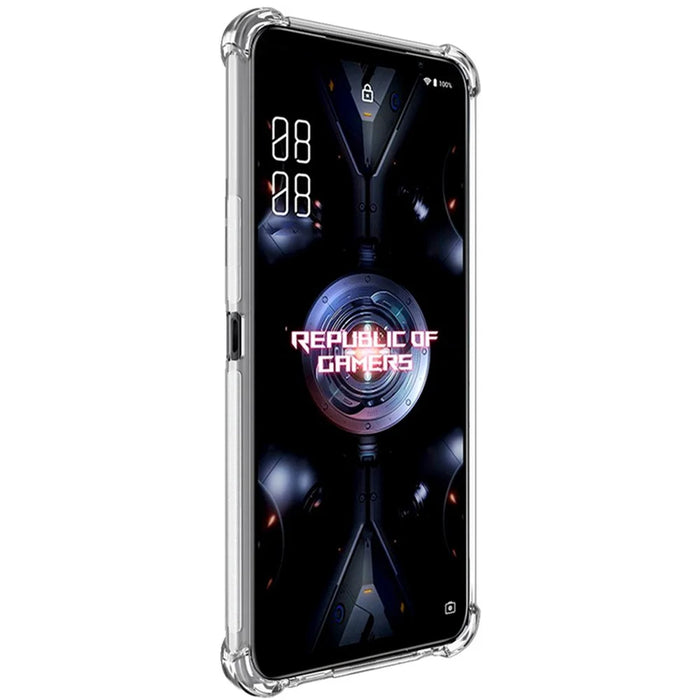 IMAK Well-Protected Flexible TPU Case with High Transparency Screen Protector for Asus ROG Phone 5/5 Pro/5 Ultimate - Transparent - 7