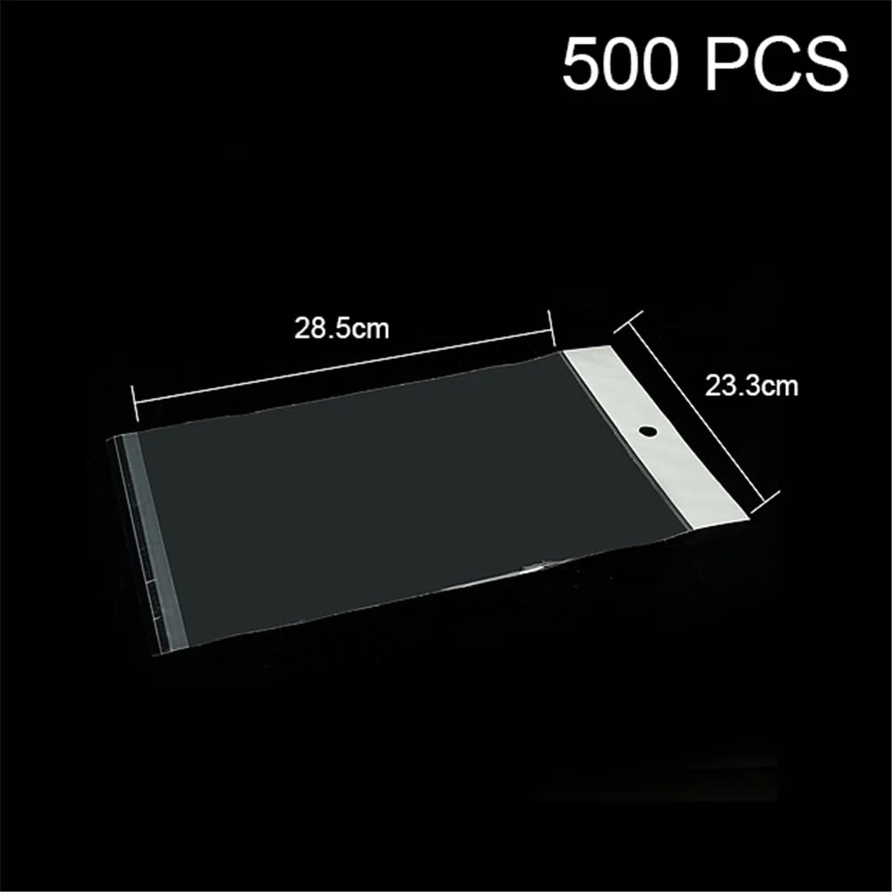 500Pcs/Lot Transparent PE Package Bag for iPad Pro 11-inch (2021) Cases Etc, Inner Size: 28.5x23.3cm - 1