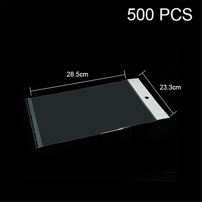 500Pcs/Lot Transparent PE Package Bag for iPad Pro 11-inch (2021) Cases Etc, Inner Size: 28.5x23.3cm - 1