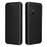Carbon Fiber Texture Auto-absorbed Leather Cell Phone Case Shell with Card Holder for Asus Zenfone 8 - Black - 1
