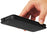 Carbon Fiber Texture Auto-absorbed Leather Cell Phone Case Shell with Card Holder for Asus Zenfone 8 - Black - 6
