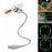 Flexible Gooseneck Mini USB Cooling Fan LED Clock Design Summer Cooler Fan - 1