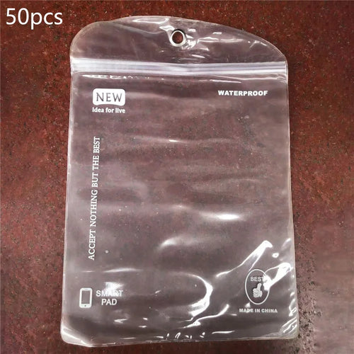 50Pcs/Lot Ziplock Clear Packaging Bag Package for iPad Pro 12.9 inch Cases, Size: 30 x 23.5cm - 1