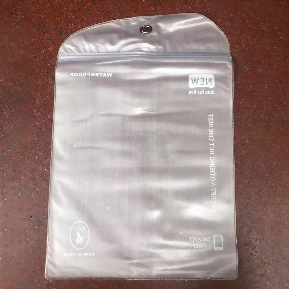 50Pcs/Lot Ziplock Clear Packaging Bag Package for iPad Pro 12.9 inch Cases, Size: 30 x 23.5cm - 2