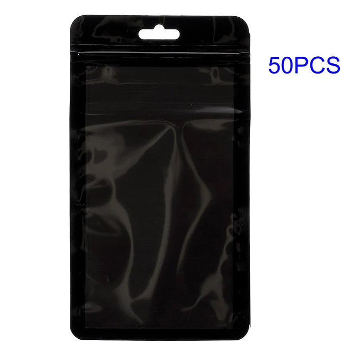 50Pcs/Lot Ziplock Package Packaging Bag for iPhone 6s 6 Cases, Size: 15.8 x 9.5cm - 1
