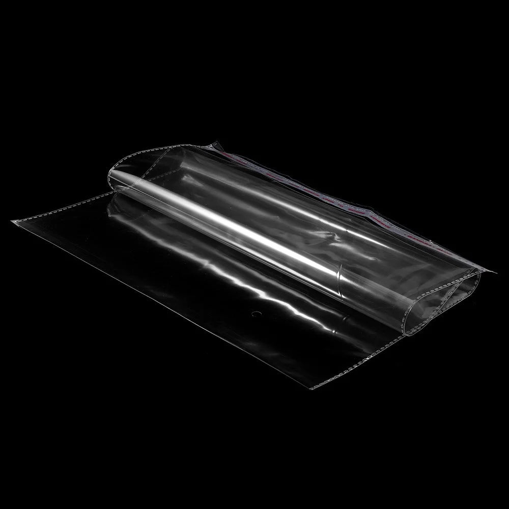 100Pcs/Lot Transparent PE Packing Bag for Case & Accessories, Size: 36.8 x 27.2cm - 2