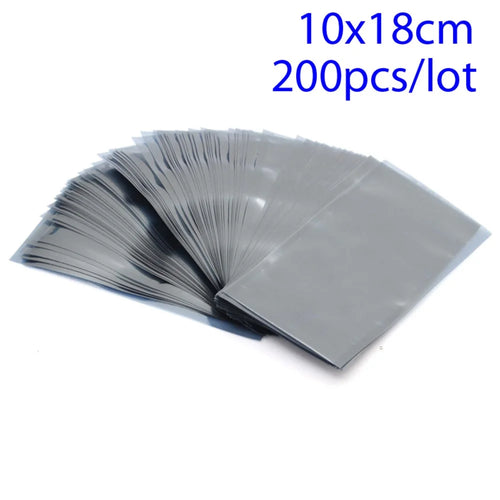 200Pcs/Lot Plastic Anti-Static Bags for HDD / PC boards etc, Size: 18 x 10cm - 1