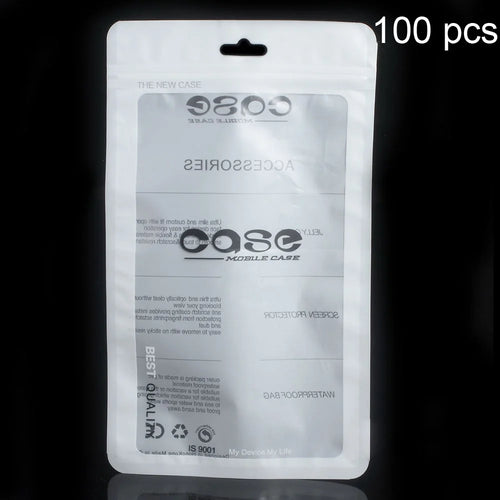 100Pcs/Lot Ziplock Package Bag for iPhone 6s / 6s Plus Slim Cases, Size: 18*10.8cm - 1