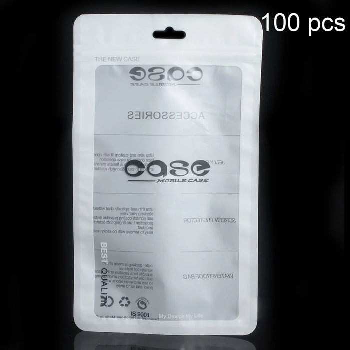 100Pcs/Lot Ziplock Package Bag for iPad mini 4 3 2 / Huawei MediaPad 7.0 Cases, Size: 23.2*16.8cm - 1