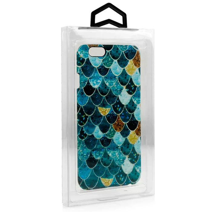 50Pcs/Lot KJ-666 Customizable PVC Package Packaging Box for iPhone 7 Plus Cases, Size: 187 x 105 x 15.5mm - Black - 1