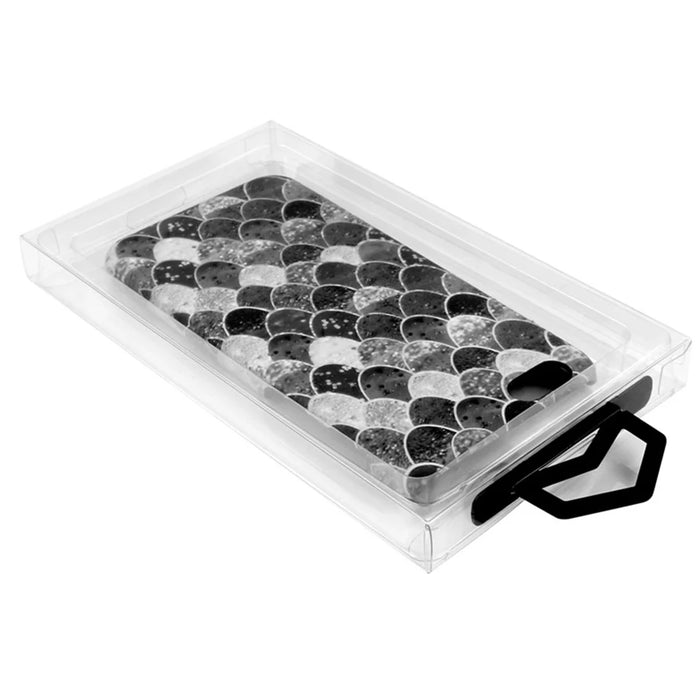 50Pcs/Lot KJ-666 Customizable PVC Package Packaging Box for iPhone 7 Plus Cases, Size: 187 x 105 x 15.5mm - Black - 4