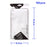 100Pcs/Lot Ziplock Retail Package Bags for iPhone Samsung HTC Sony Etc. Slim Cases, Size: 18.5 x 10.5cm - Black - 1