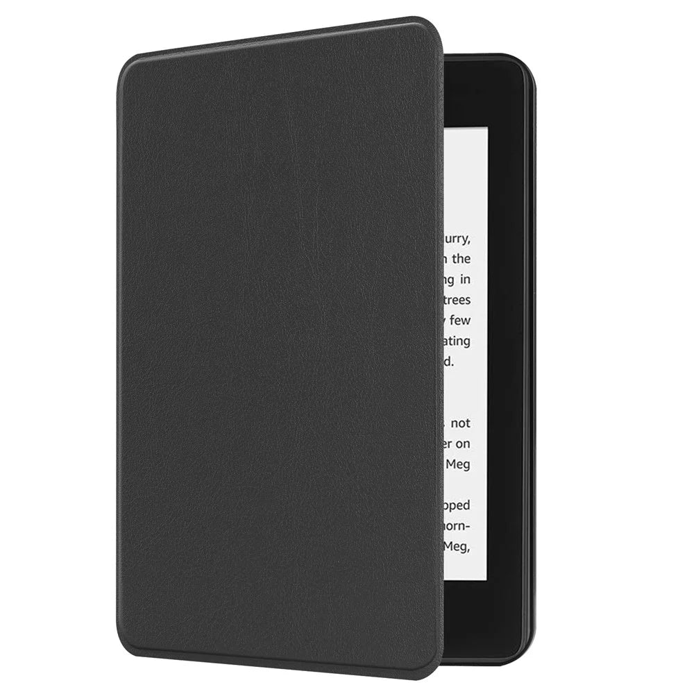 Auto-wake/sleep PU Leather Flip Case for Amazon Kindle Paperwhite 4 (2018) - Black - 4