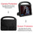 Sparrow Style Shockproof Kickstand EVA Tablet Case for Amazon Kindle Fire HD 8 (2020) - Black - 5