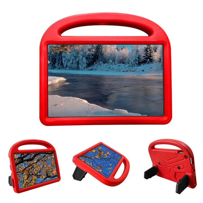 Sparrow Design Kids Tablet Washable Protector with Handle Kickstand EVA Foam Cover for Amazon Kindle Fire HD 10 (2017) / (2019) / (2020) - Red - 1