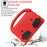 Sparrow Design Kids Tablet Washable Protector with Handle Kickstand EVA Foam Cover for Amazon Kindle Fire HD 10 (2017) / (2019) / (2020) - Red - 2