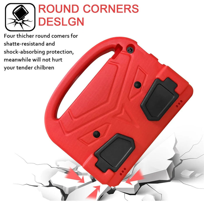 Sparrow Design Kids Tablet Washable Protector with Handle Kickstand EVA Foam Cover for Amazon Kindle Fire HD 10 (2017) / (2019) / (2020) - Red - 2