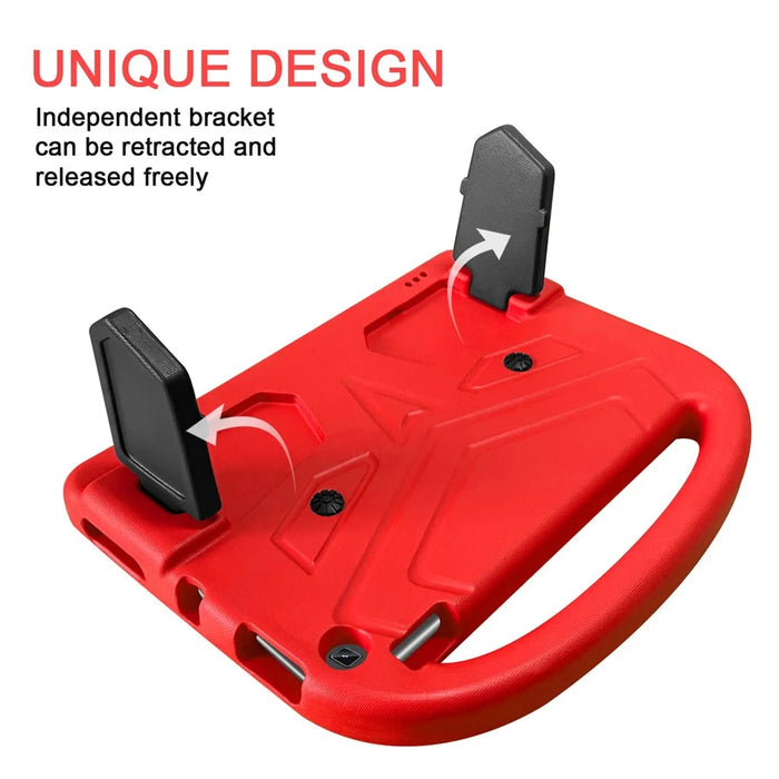 Sparrow Design Kids Tablet Washable Protector with Handle Kickstand EVA Foam Cover for Amazon Kindle Fire HD 10 (2017) / (2019) / (2020) - Red - 5