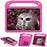 Handle Kickstand Design Hard EVA Tablet Case Cover for Amazon Fire HD 10 (2021) - Rose - 2