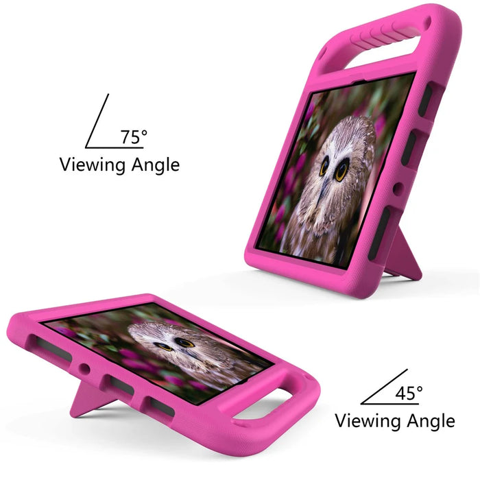 Handle Kickstand Design Hard EVA Tablet Case Cover for Amazon Fire HD 10 (2021) - Rose - 4