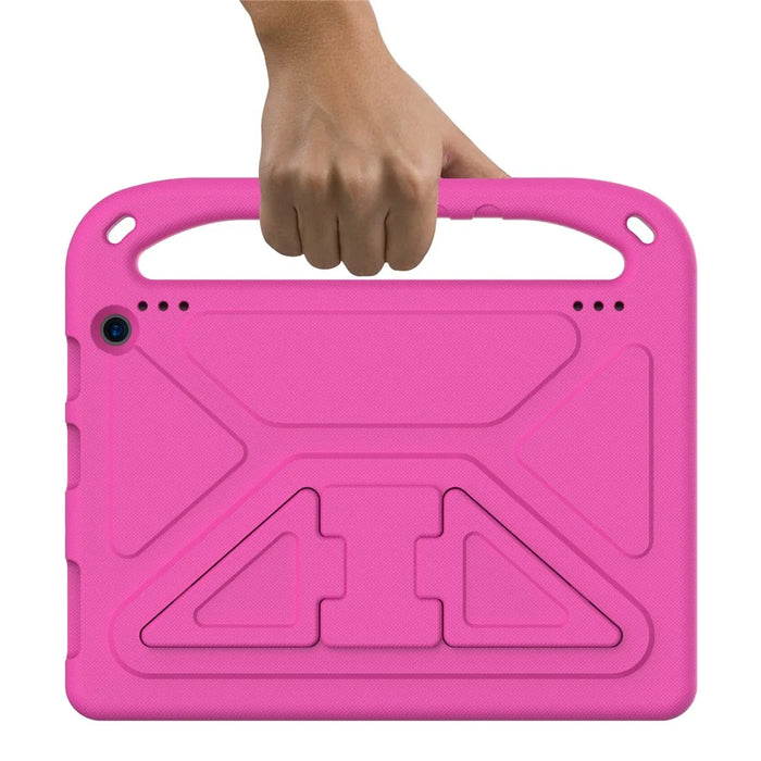 Handle Kickstand Design Hard EVA Tablet Case Cover for Amazon Fire HD 10 (2021) - Rose - 5