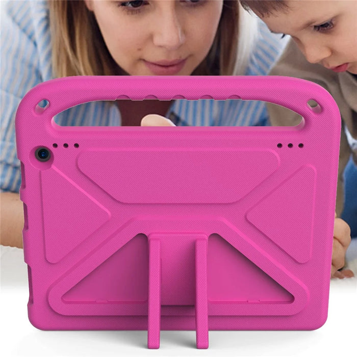 Handle Kickstand Design Hard EVA Tablet Case Cover for Amazon Fire HD 10 (2021) - Rose - 6