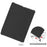 Shock-Absorbed Jeans Cloth PU Leather + TPU Protective Case Covering for Amazon Kindle Paperwhite 11th Gen (2021) - Black - 6