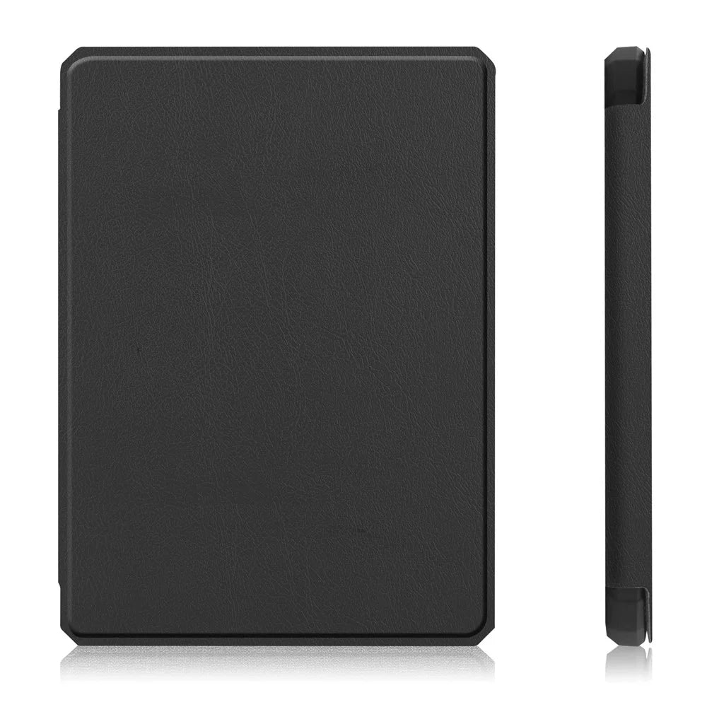 For Amazon Kindle Paperwhite 5 (2021) 6.8-inch Drop-Resistant PU Leather + TPU Protective Case Auto Wake/Sleep Case - Black - 3