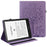 Tree Deer Imprinted PU Leather Stand Smart Auto Sleep / Wake Case with Card Slots for Amazon Kindle Paperwhite 5 (2021) - Purple - 1