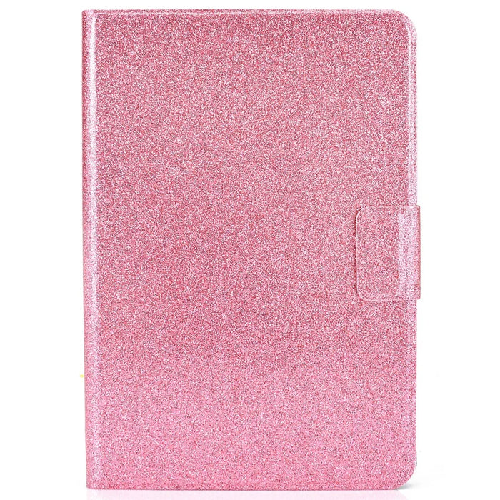 Glittering Powder PU Leather Shockproof Folio Stand Cover Protector with Card Slots for Amazon Kindle Paperwhite 5 (2021) - Pink - 2