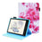 Foldable Stand Card Slots Design Pattern Printing Full Protection Leather Case Cover for Amazon Kindle Paperwhite 5 (2021) - Sakura - 1