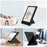 For Amazon Kindle Paperwhite (2021) Origami Dual-Angle Stand Design Smart Wake/Sleep Case Magnetic Absorbing - Black - 4