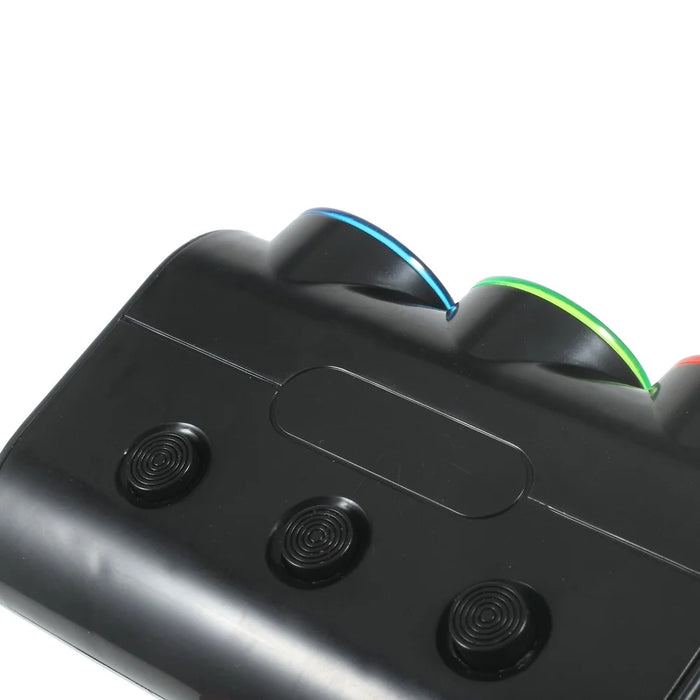 OLESSON 1523 120W Car Charger 2-USB Ports 3 Cigarette Lighter Sockets Charging Adapter - Black - 3