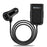 HMQ-C801 Quick Charge QC3.0 4-Port USB Front and Rear Car Charger Extending USB HUB with 1.8m Cable - 2