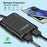 HMQ-C801 Quick Charge QC3.0 4-Port USB Front and Rear Car Charger Extending USB HUB with 1.8m Cable - 5