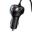 USAMS US-CC119 C22 Digital Display Dual USB 3.4A Car Charger + 3-in-1 [Micro + Lightning + Type-C] Charging Cable Set - 2