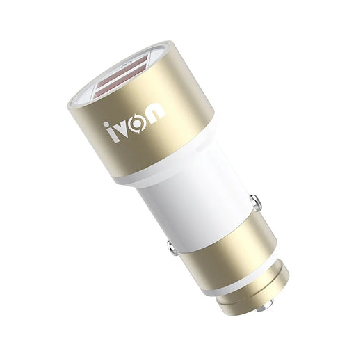 IVON CC33 36W 6A QC 3.0 Dual USB Fast Charging Cigarette Lighter Car Charger Adapter - 2