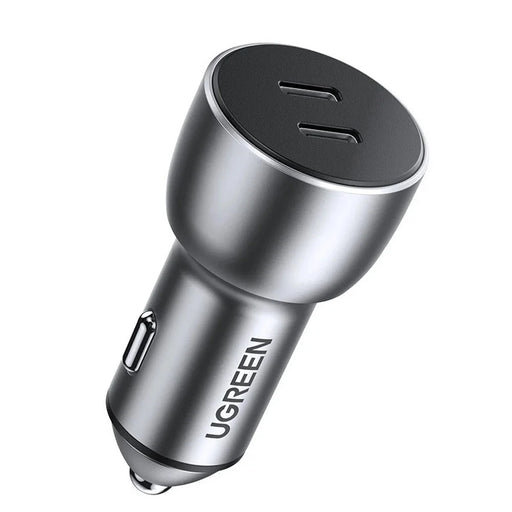 UGREEN 70594 60W Dual USB-C Ports PD Fast Charging Phone Car Charger Power Adapter - 1