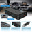 TR24 High Power Car Charger 3 Cigarette Lighter Sockets 4 USB Ports Fast Charging Adapter with Independent Switch - 7