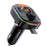 YESIDO Y45 Bluetooth-compatible 5.0 Wireless FM Transmitter PD + QC 3.0 Dual USB Car Charger with Colorful Light - 1