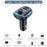 YESIDO Y44 Bluetooth-compatible FM Transmitter for Car 2 USB Ports Charger Battery Voltage Detection Audio Adapter - 2