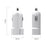 IVON CC13 QC 3.0 Fast Charging Cigarette Lighter LED Indicator Light Car Charger + Cable Set - Micro USB Cord - 6