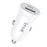 IVON CC45 20W PD 3.0 Type-C+QC 3.0 USB Dual Port Mini Car Charger Phone Fast Charging Adapter - 1