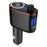 LOHEE S-06 Bluetooth-compatible Car Charger FM Transmitter Dual USB Fast Car Charger Adapter with Cigarette Lighter Port Support U-disk for iPhone Android - 1
