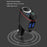 LOHEE S-06 Bluetooth-compatible Car Charger FM Transmitter Dual USB Fast Car Charger Adapter with Cigarette Lighter Port Support U-disk for iPhone Android - 2