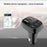 LOHEE S-11 Dual USB Ports FM Transmitter Bluetooth-compatible Calls Car Charger Cigarette Lighter Adapter - Black - 5