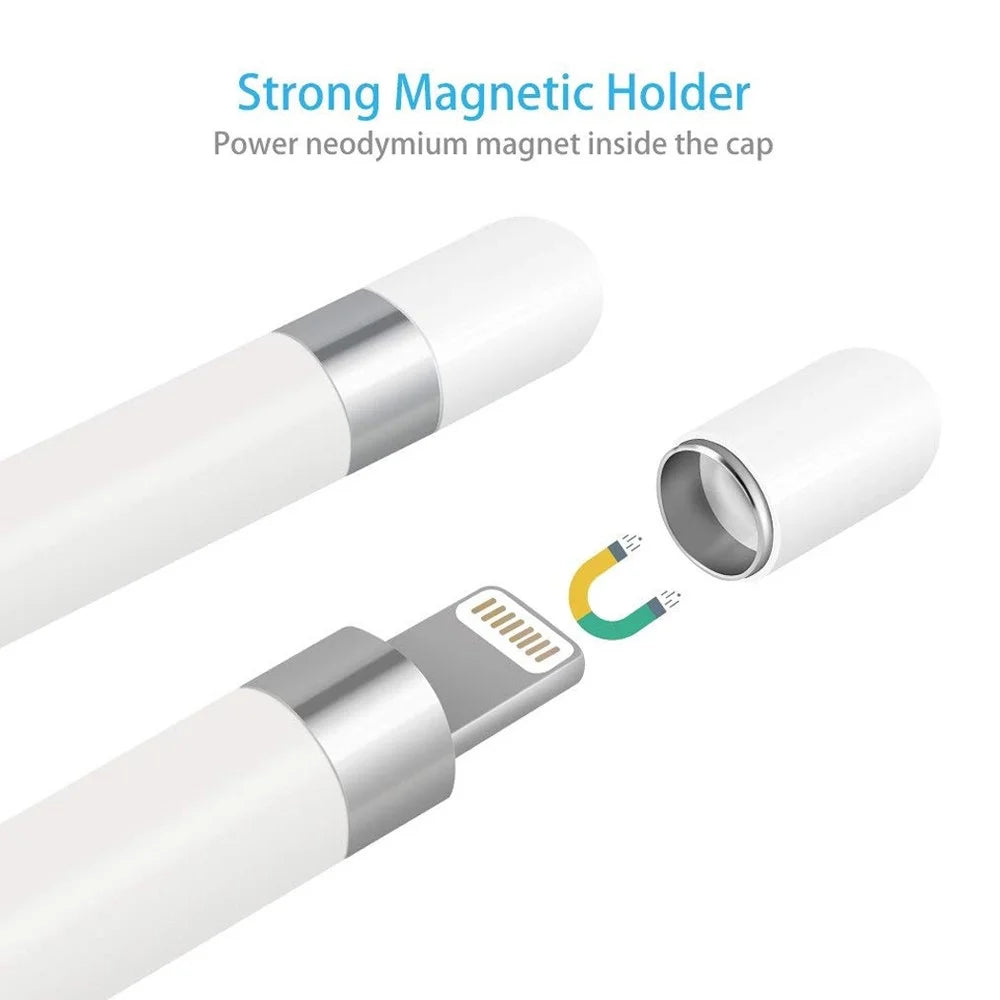 For Apple Pencil Magnetic Pencil Cap Protective Cover Replacement - 4