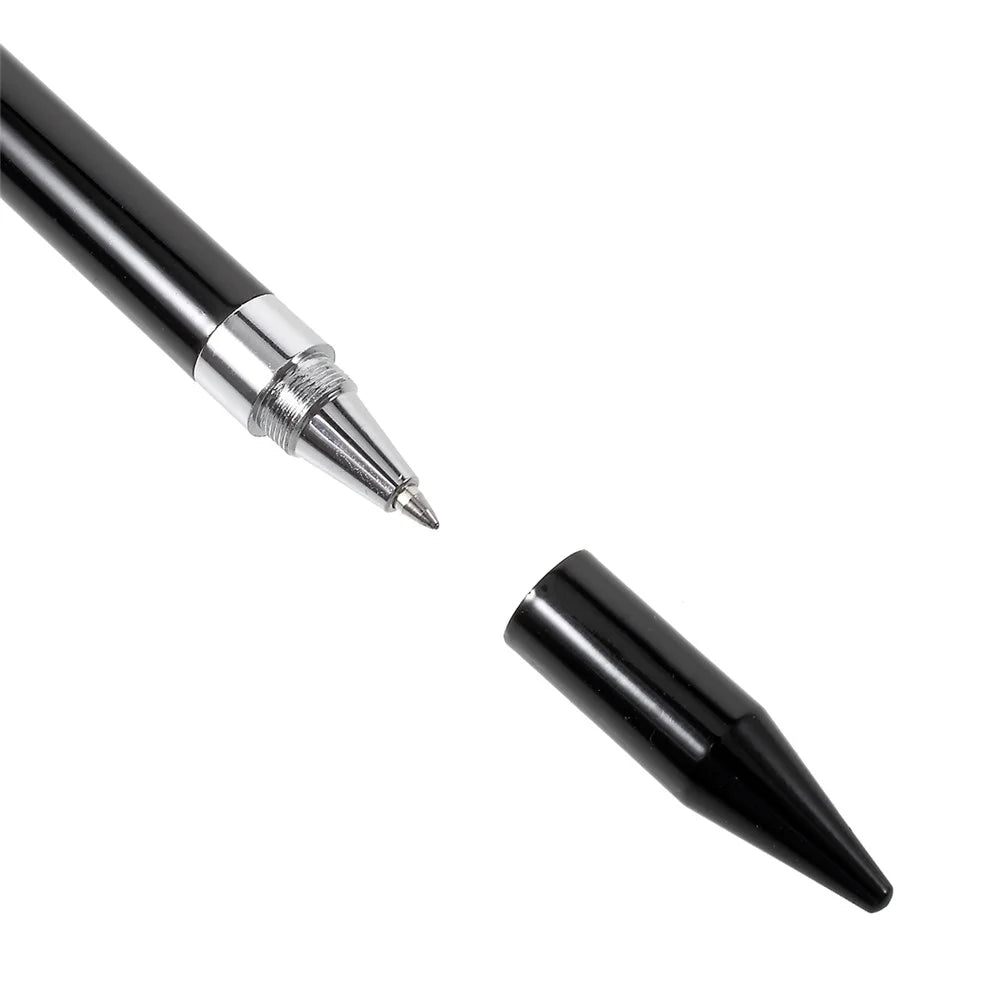 2 in 1 Muto-Function Stylus Pen with Ball Point Pen Feature for iPhone Samsung Sony etc. - Black - 3